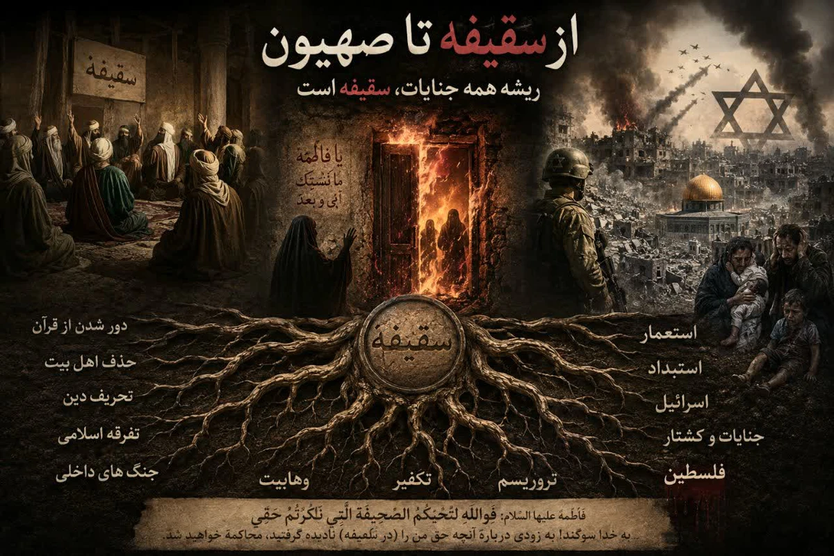سقیفه ریشه انحراف و صهیون میوه آن است