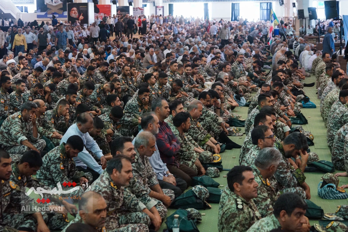نماز جمعه تهران در سالروز تشکیل قرارگاه پدافند هوایی +تصاویر