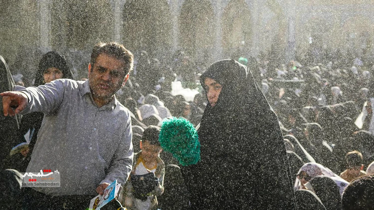 طنین دعای عرفه در حرم شاه عبدالعظیم حسنی(ع) +تصاویر