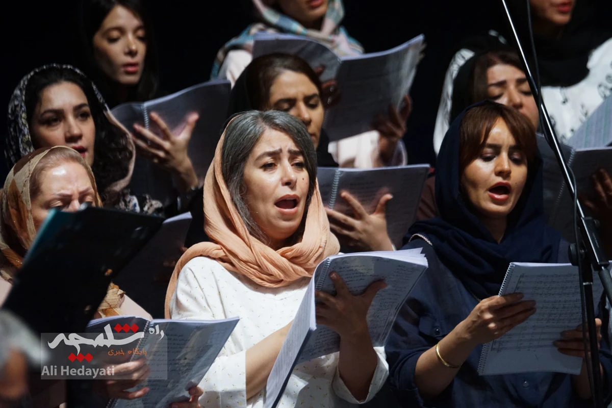 تمرین ارکستر سمفونیک تهران برای اجرا در تالار وحدت +تصاویر