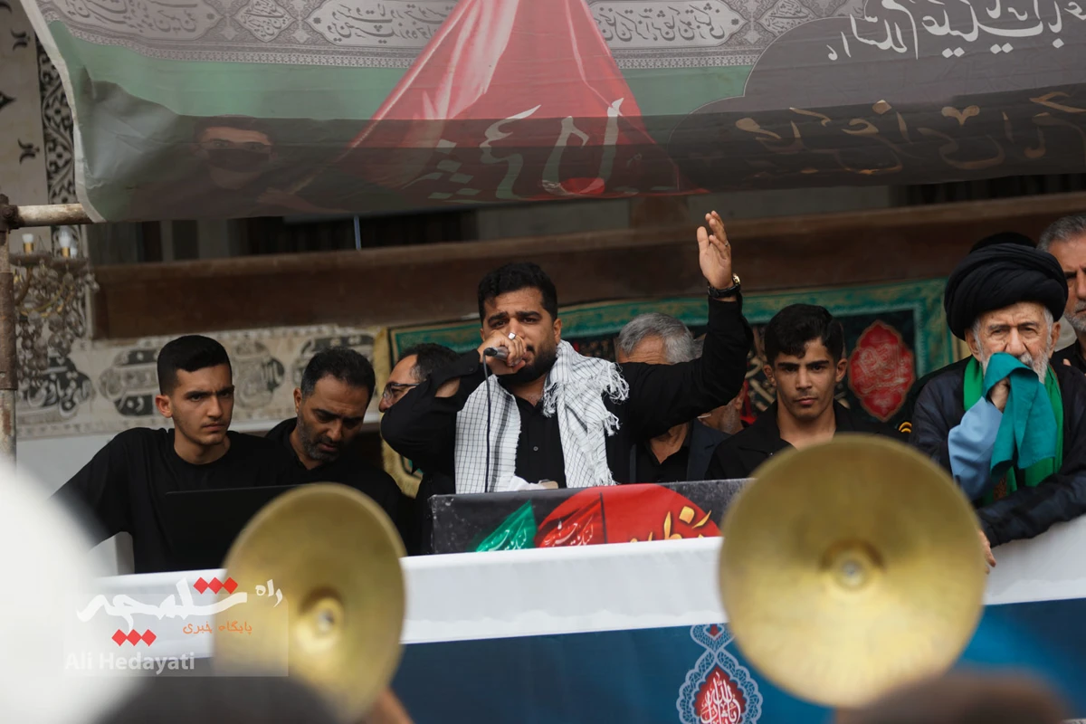 عزاداری عاشورا در تکیه تاریخی عبدالحسین خانی بابل +تصاویر