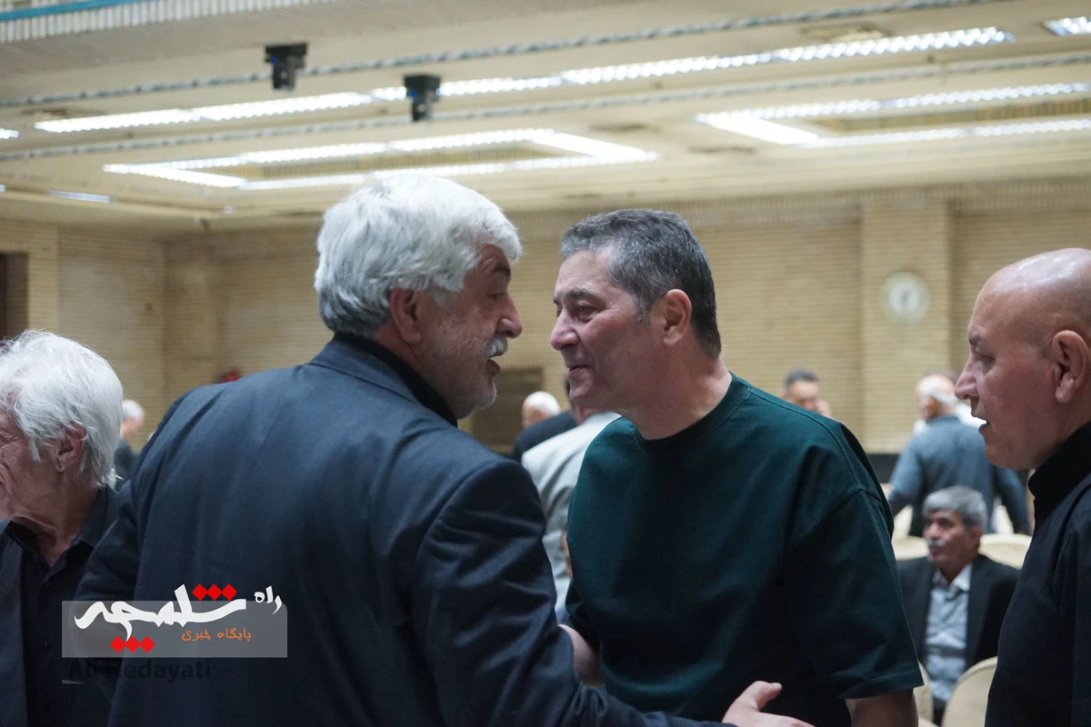  بزرگان قدیمی کشتی ایران در سوگ «آقاعبدالله موحد» +تصاویر