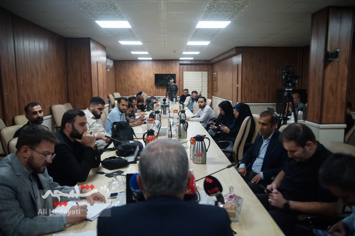 نشست خبری پیمان فلسفی با خبرنگاران +تصاویر
