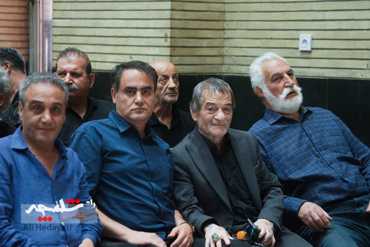  بزرگان قدیمی کشتی ایران در سوگ «آقاعبدالله موحد» +تصاویر