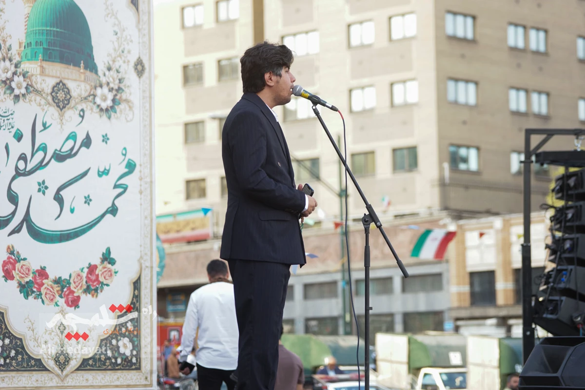 جشن «امت احمد» از میدان هفت تیر تا میدان ولی‌عصر(عج) +تصاویر