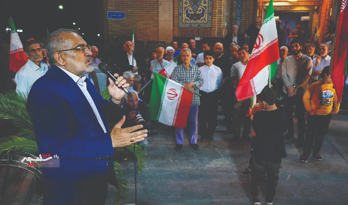 موج نود و نهمین حماسه در محله شهید عراقی تهران +تصاویر