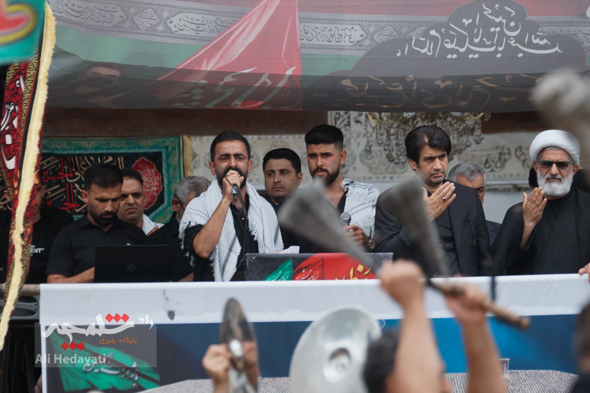 عزاداری عاشورا در تکیه تاریخی عبدالحسین خانی بابل +تصاویر