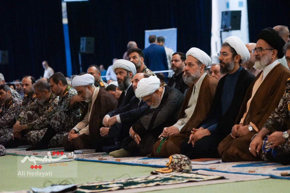 نماز جمعه تهران در سالروز تشکیل قرارگاه پدافند هوایی +تصاویر