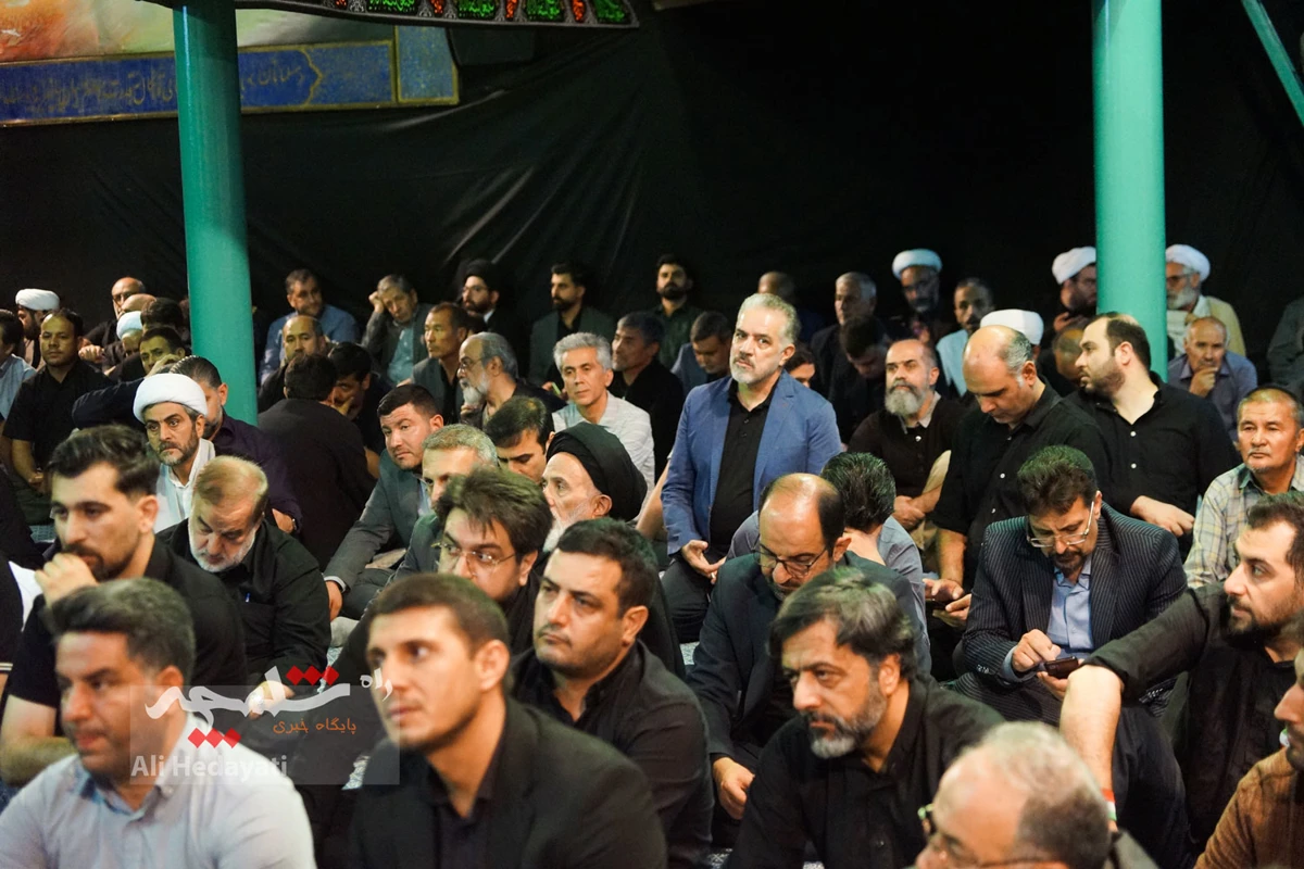 چه کسانی در مراسم ختم مادر همسر سیدحسن خمینی حضور داشتند؟ +تصاویر