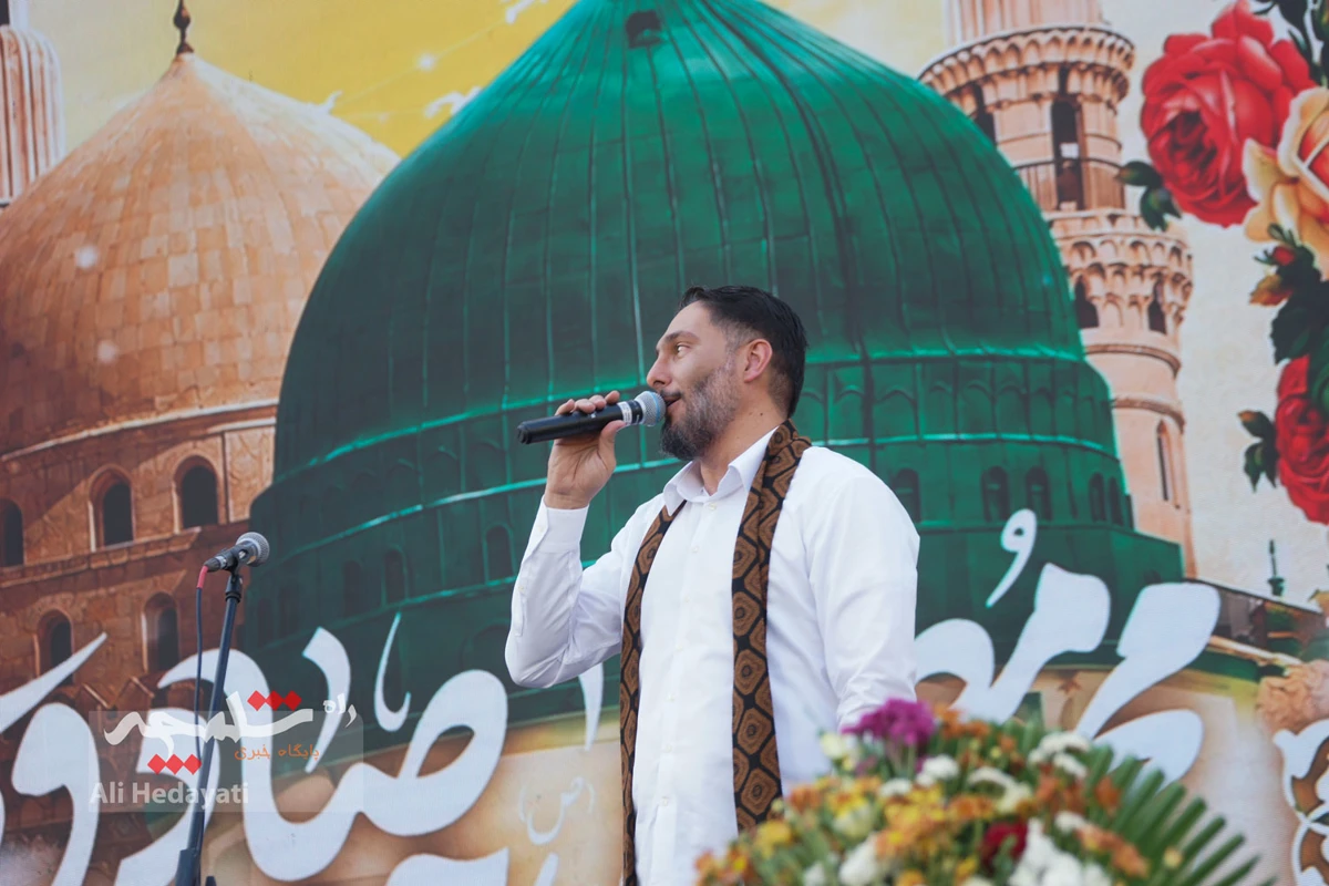 جشن «امت احمد» از میدان هفت تیر تا میدان ولی‌عصر(عج) +تصاویر
