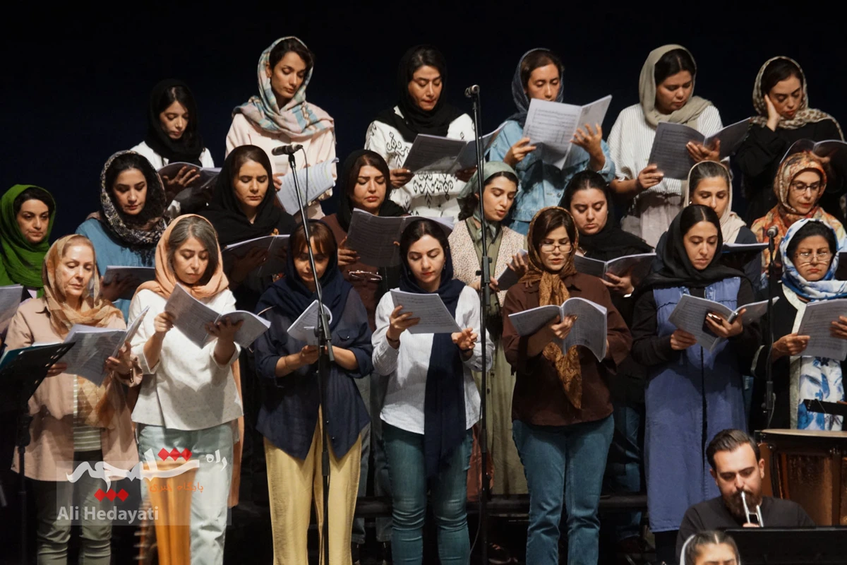 تمرین ارکستر سمفونیک تهران برای اجرا در تالار وحدت +تصاویر