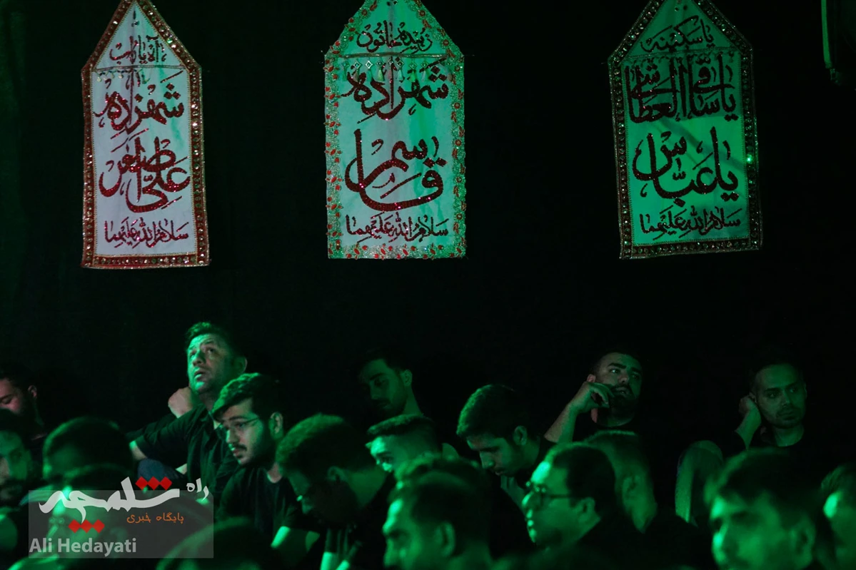 مراسم عزاداری در حسینیه آیت الله علوی بروجردی(ابوسعید تهران) +تصاویر