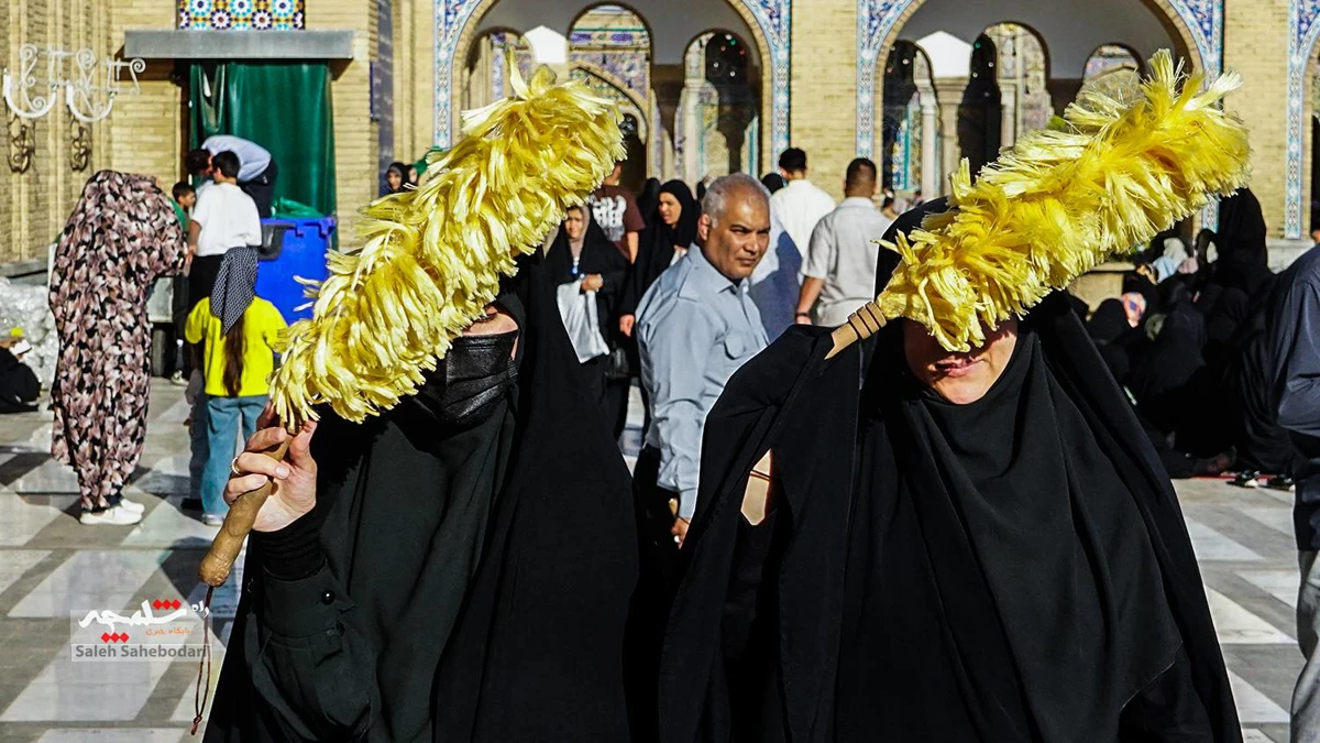 طنین دعای عرفه در حرم شاه عبدالعظیم حسنی(ع) +تصاویر