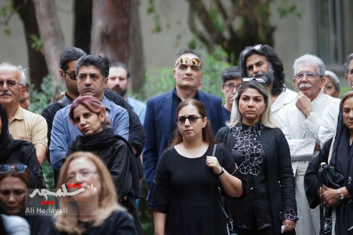 حاشیه‌های وداع با پیکر «جواد مجابی» +تصاویر