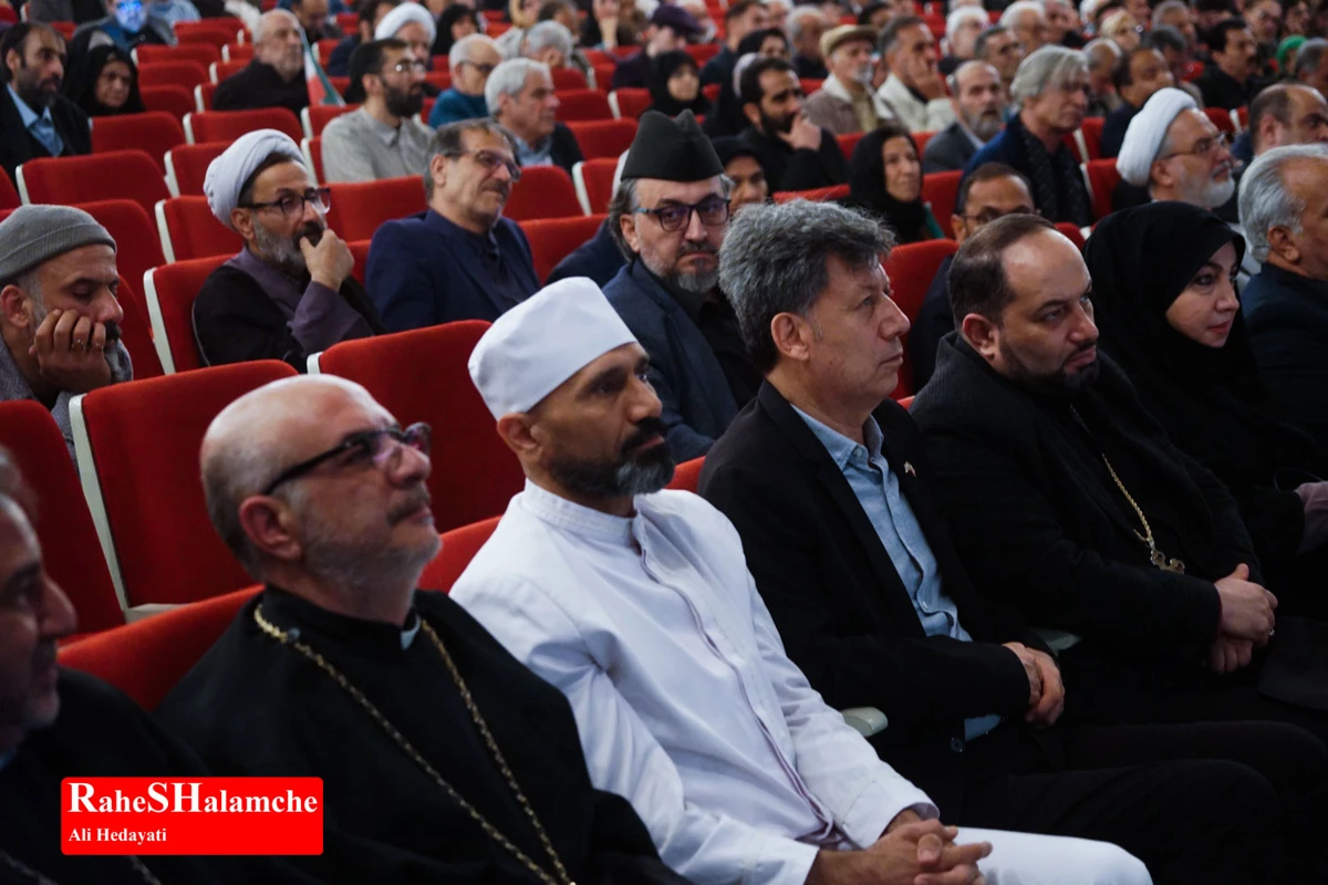 آئین سوگ اربعین امام شهید در تالار وحدت برگزار شد +تصاویر