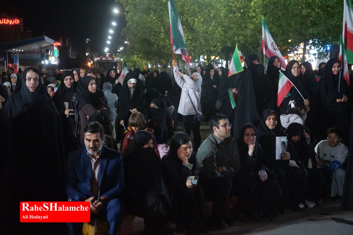 چهل‌و‌چهارمین اجتماع شبانه در ساوه با حضور نیکزاد +تصاویر