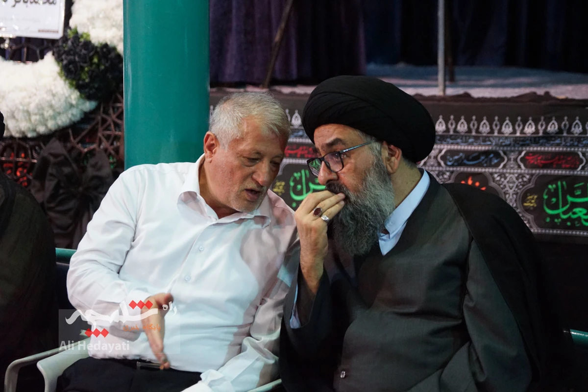 چه کسانی در مراسم ختم مادر همسر سیدحسن خمینی حضور داشتند؟ +تصاویر