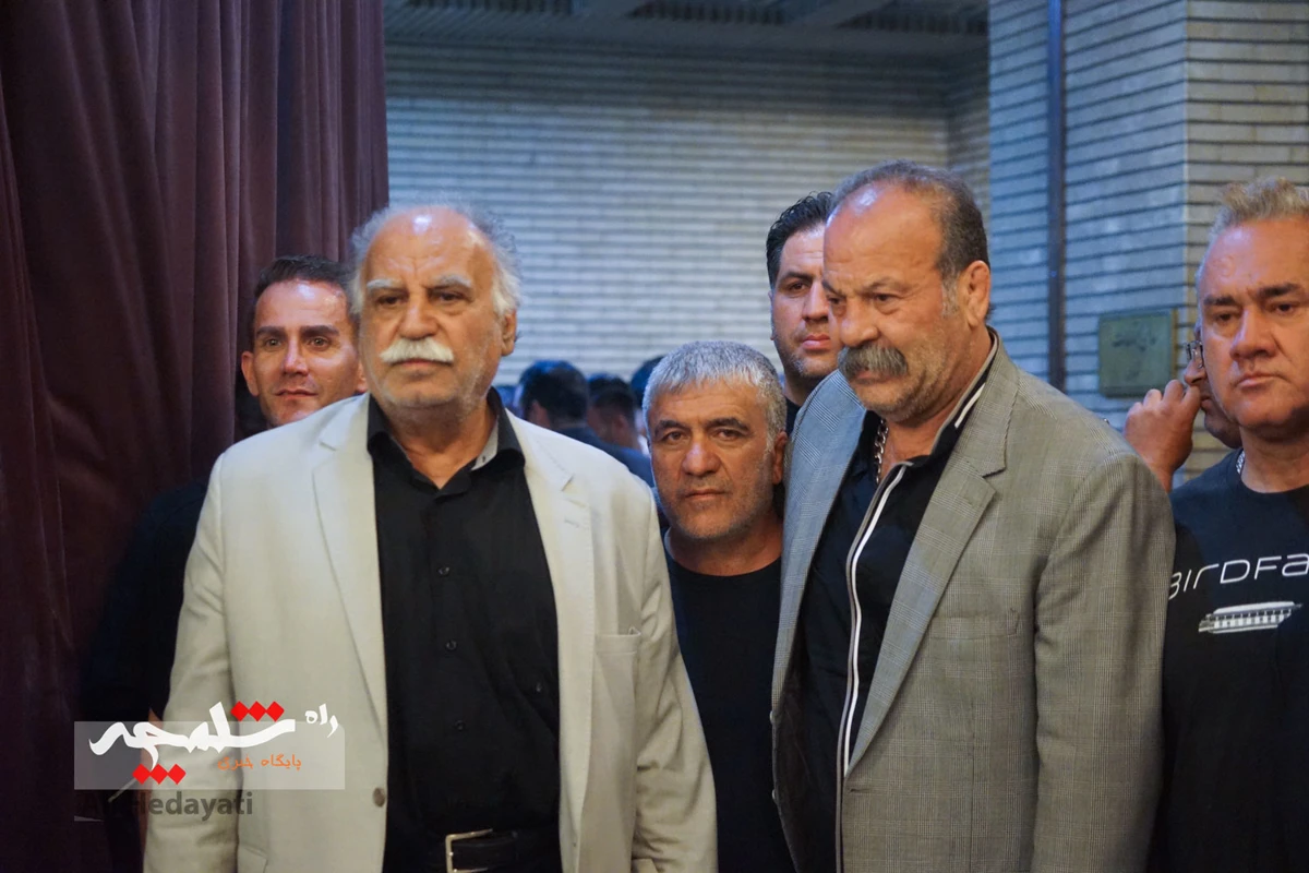  بزرگان قدیمی کشتی ایران در سوگ «آقاعبدالله موحد» +تصاویر