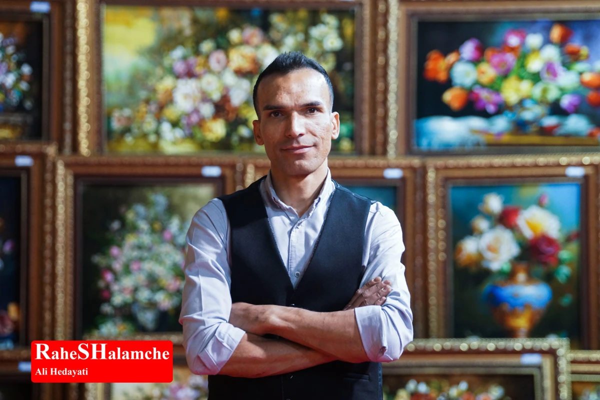 افتتاح نمایشگاه فرش دست‌بافت با حضور شهباز حسن‌پور در تهران +تصاویر