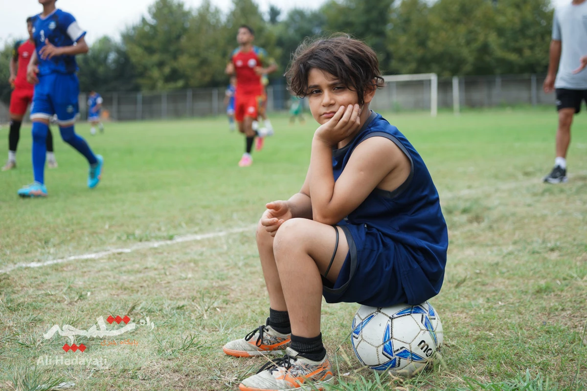 دیدار تدارکاتی دو تیم لیگ یک فوتبال مازندران +تصاویر