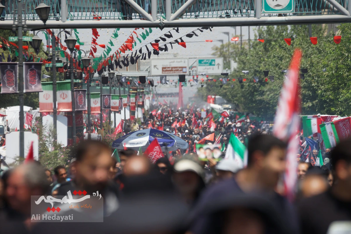 طنین عشق و دلدادگی اربعینی در تهران +تصاویر