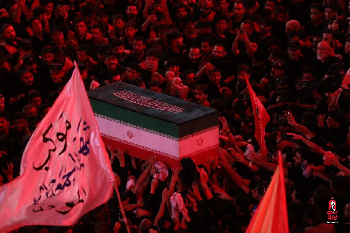 با خامنه‌ای شهید، کربلا غوغا شد +تصاویر