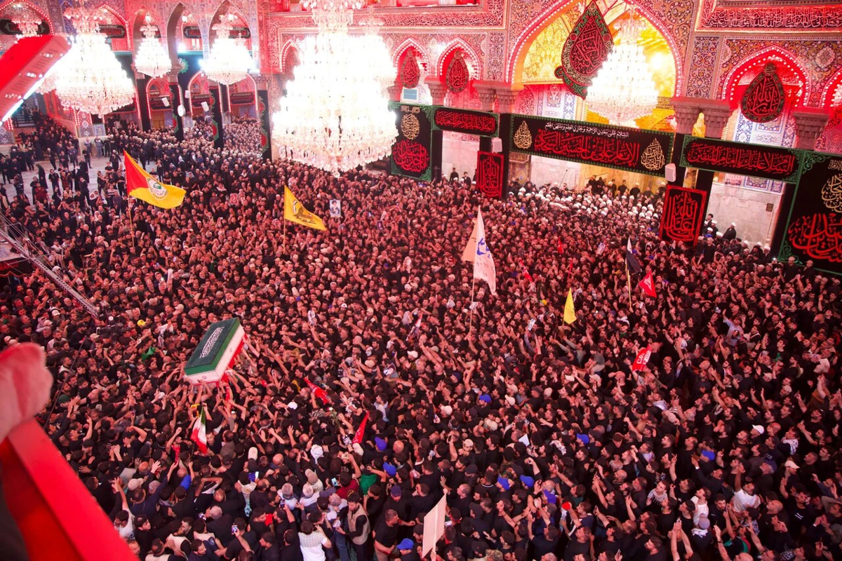 با خامنه‌ای شهید، کربلا غوغا شد +تصاویر