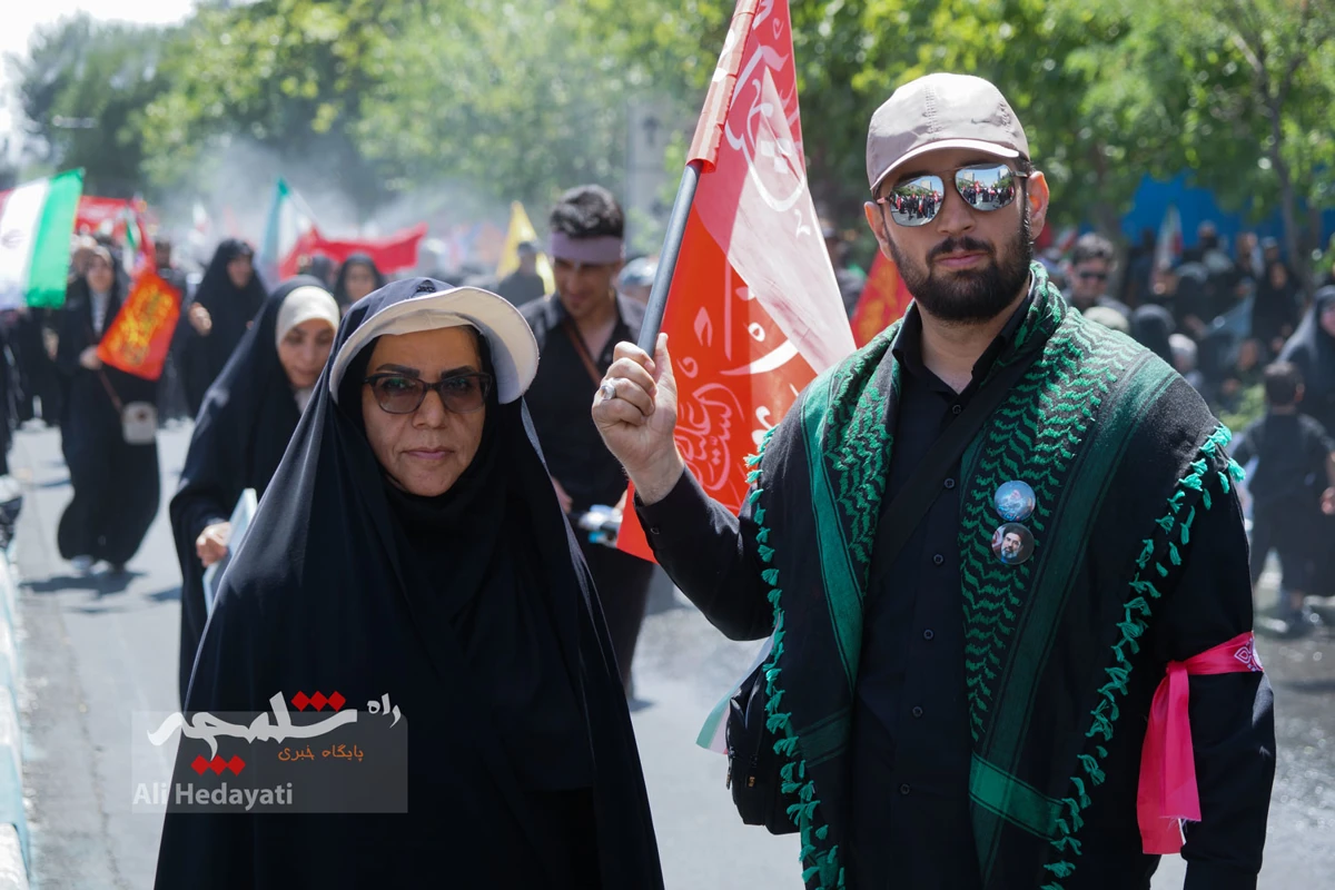 بزرگترین تشییع تاریخی جهانی در تهران +تصاویر