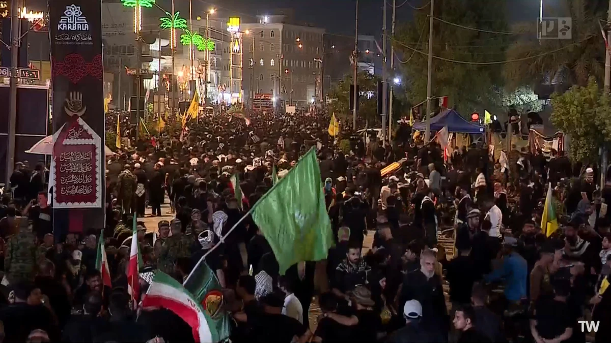 با خامنه‌ای شهید، کربلا غوغا شد +تصاویر