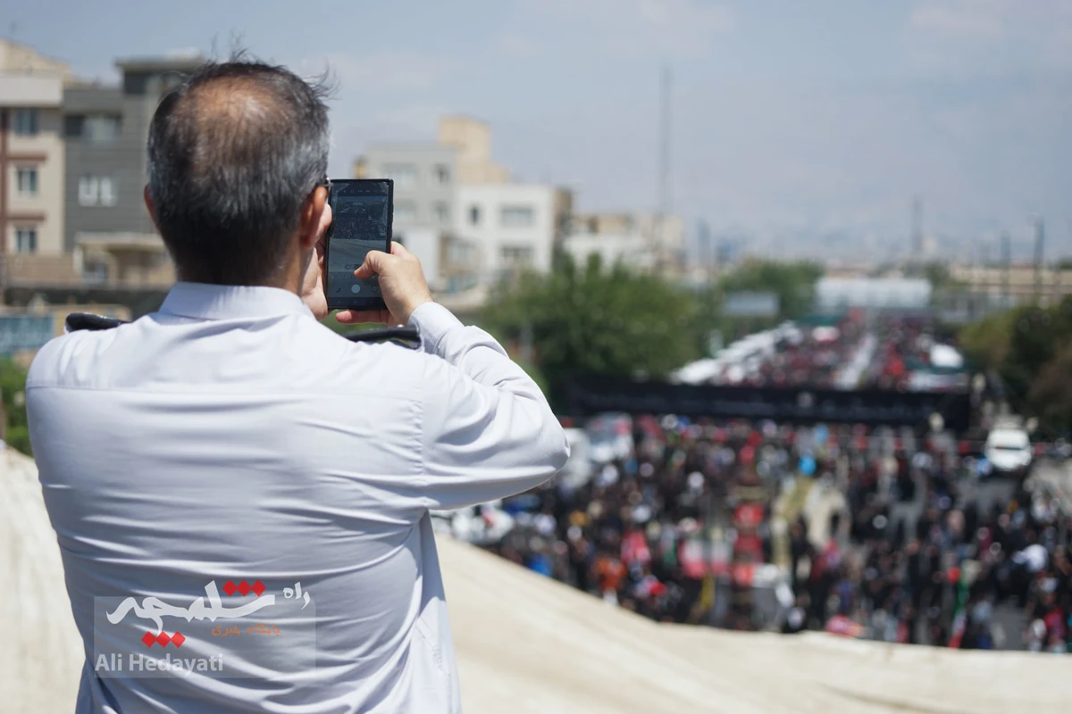 طنین عشق و دلدادگی اربعینی در تهران +تصاویر