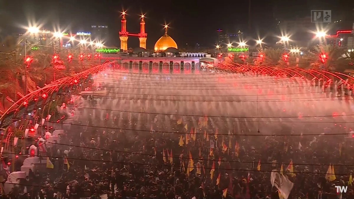با خامنه‌ای شهید، کربلا غوغا شد +تصاویر