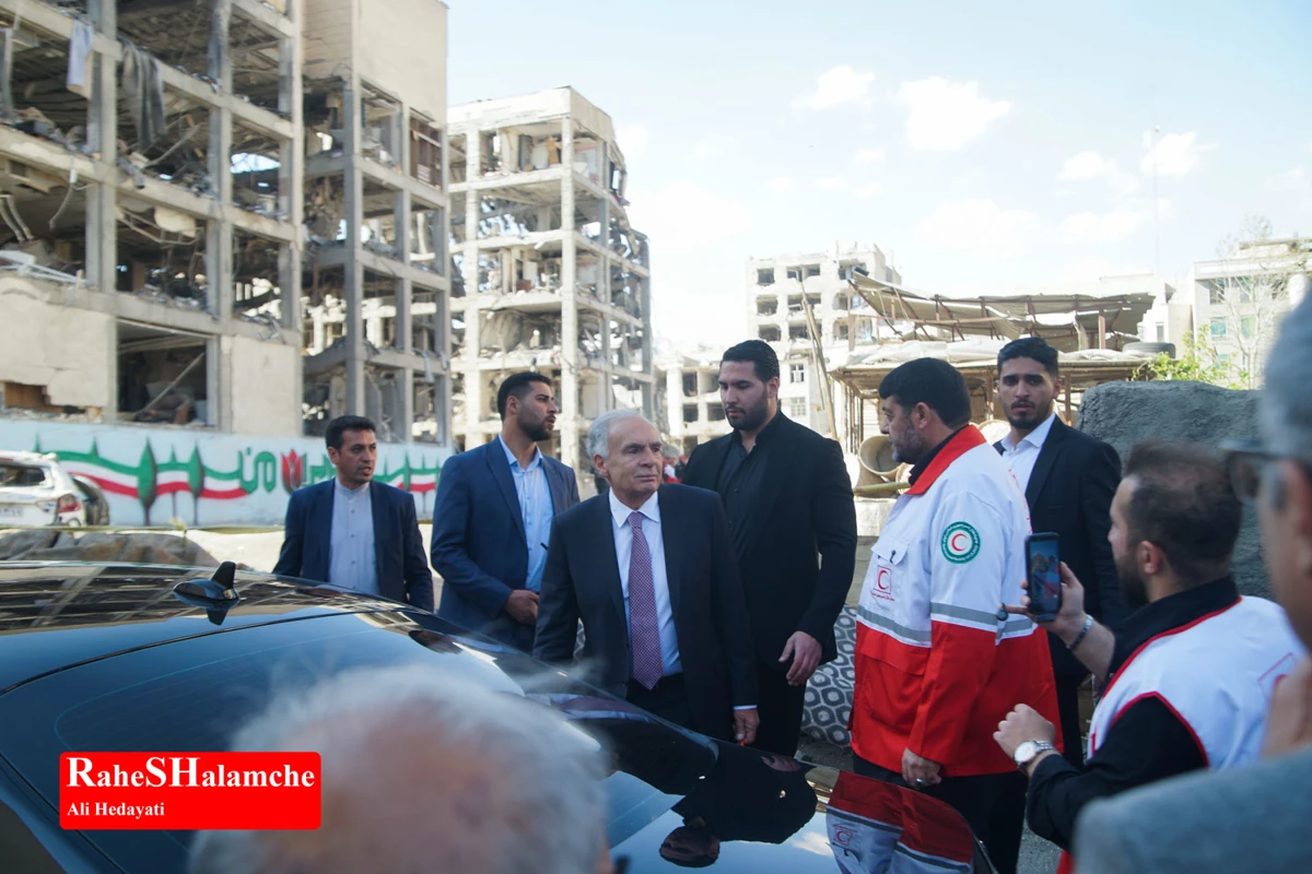 گزارش تصویری از آثار حملات موشکی در دانشگاه شریف و منازل مسکونی