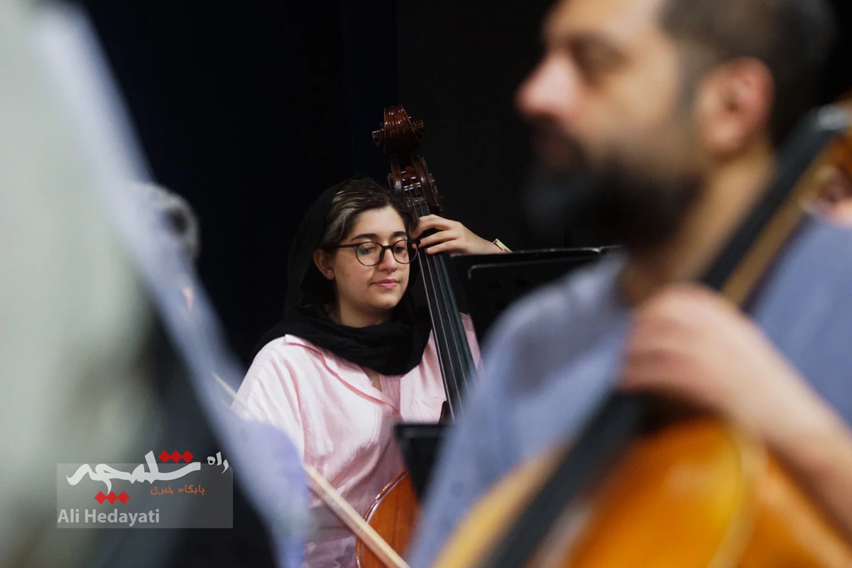 تمرین ارکستر سمفونیک تهران برای اجرا در تالار وحدت +تصاویر