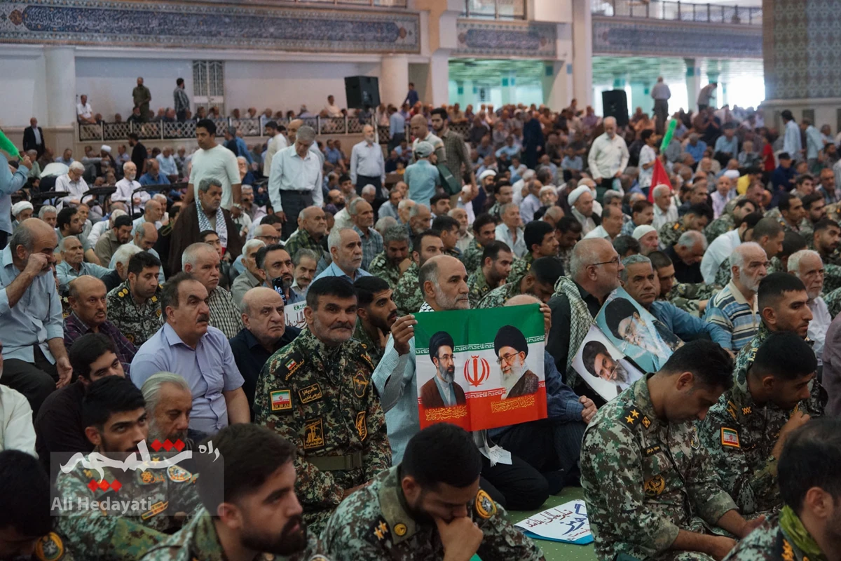 نماز جمعه تهران در سالروز تشکیل قرارگاه پدافند هوایی +تصاویر