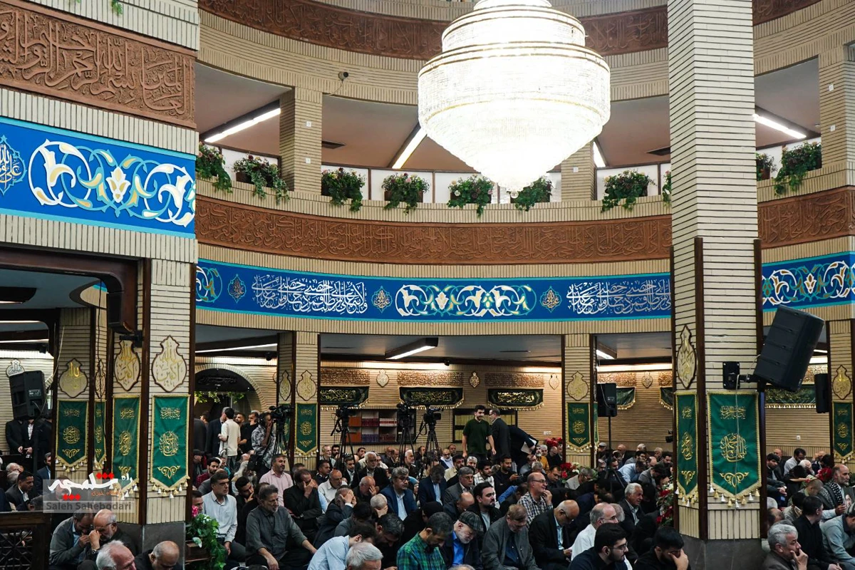 مراسم گرامی‌داشت شهید علی لاریجانی +تصاویر