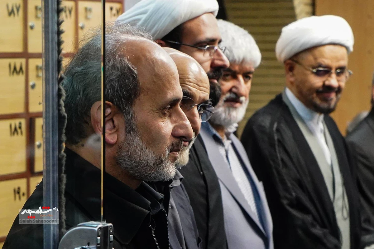 مراسم گرامی‌داشت شهید علی لاریجانی +تصاویر