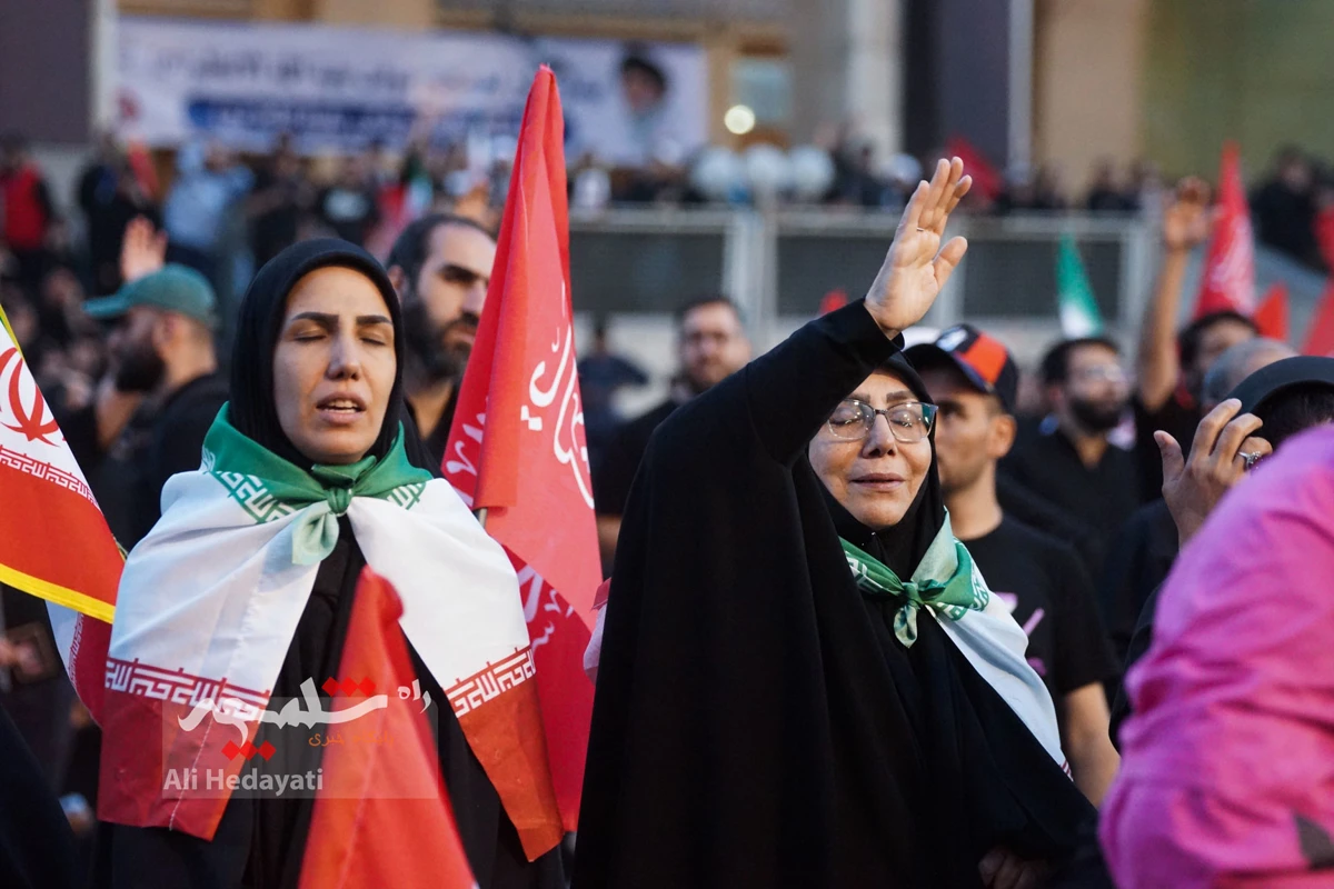 پایان وداع با شکوه با آقای شهید ایران +تصاویر