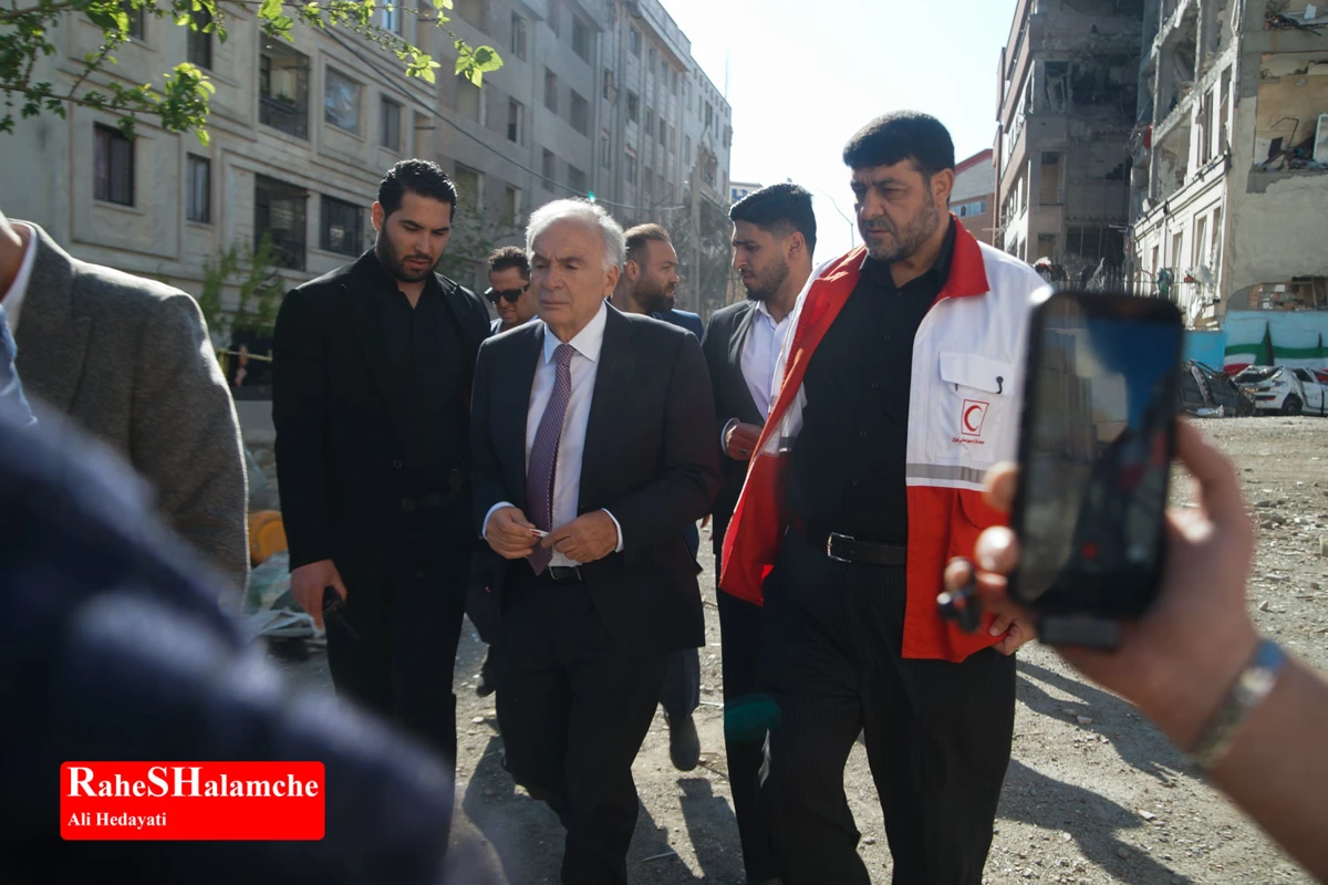 گزارش تصویری از آثار حملات موشکی در دانشگاه شریف و منازل مسکونی