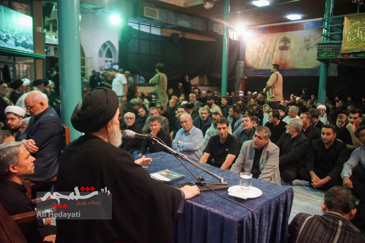چه کسانی در مراسم ختم مادر همسر سیدحسن خمینی حضور داشتند؟ +تصاویر