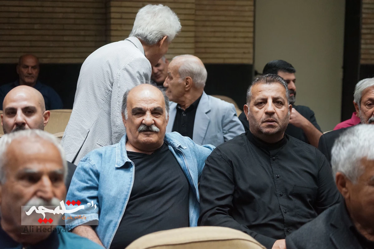 بزرگان قدیمی کشتی ایران در سوگ «آقاعبدالله موحد» +تصاویر