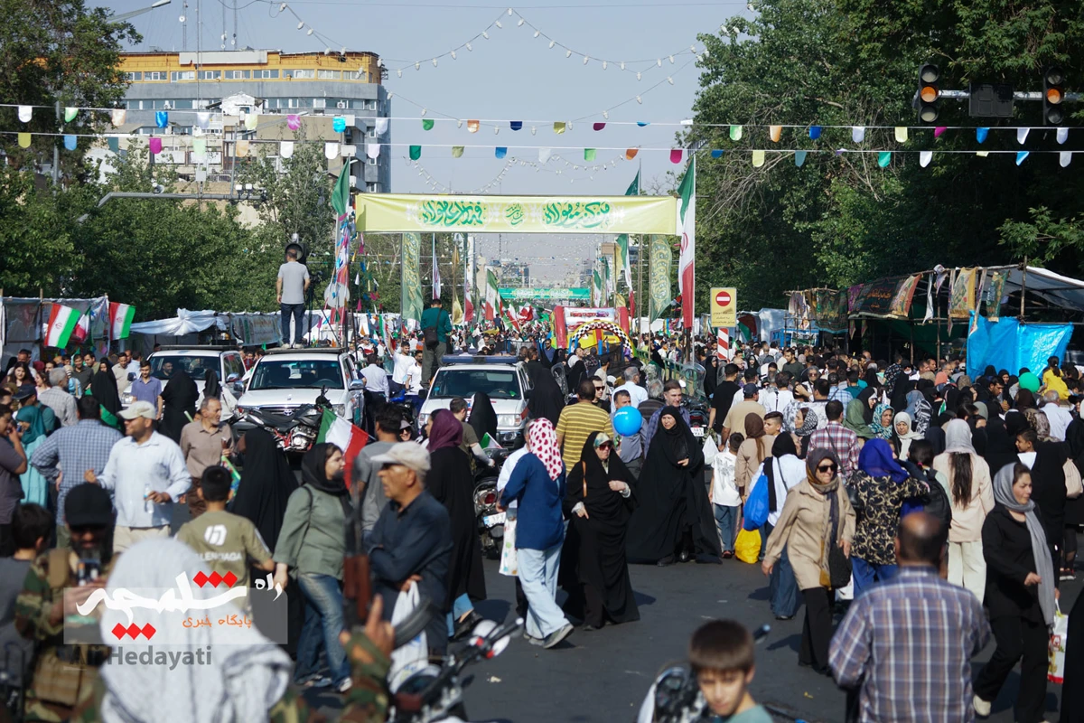 مهمانی 10 کیلومتری تهرانی‌ها در روز عید غدیر +تصاویر