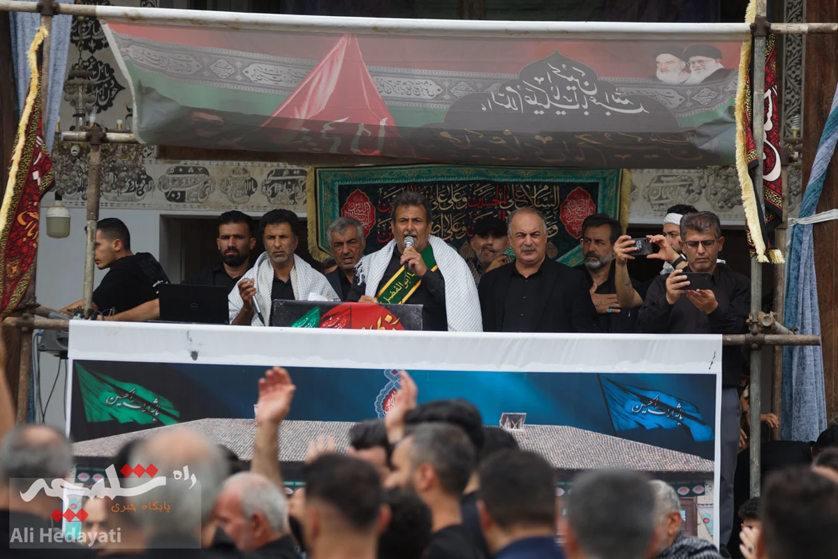 عزاداری عاشورا در تکیه تاریخی عبدالحسین خانی بابل +تصاویر