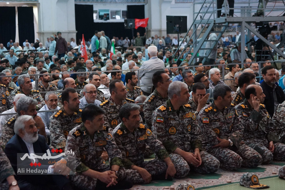 نماز جمعه تهران در سالروز تشکیل قرارگاه پدافند هوایی +تصاویر