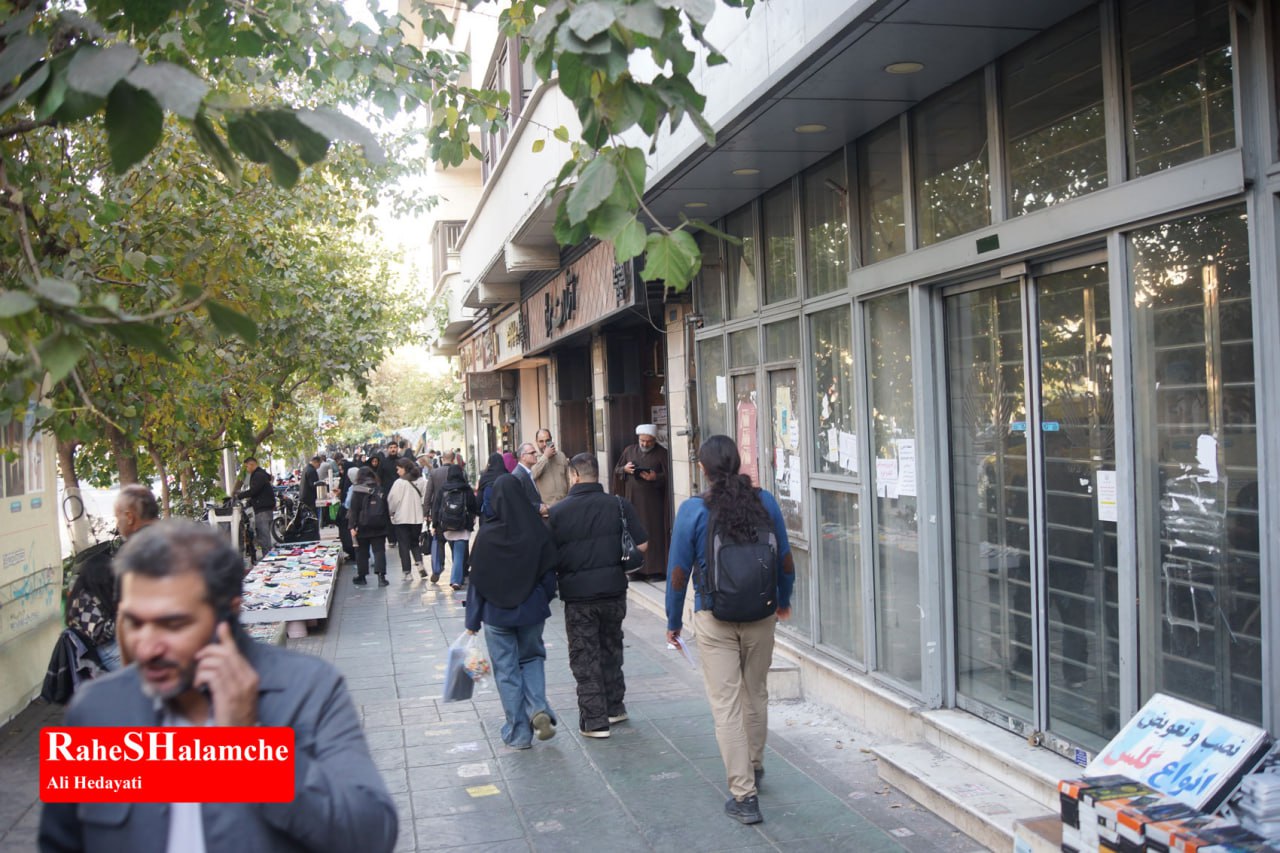 کتاب‌گردی حمید رسایی در خیابان انقلاب - عکس 17