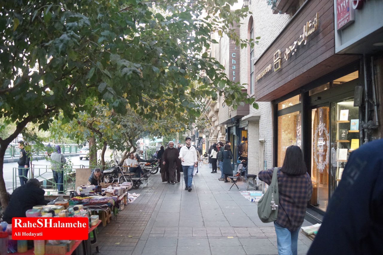 کتاب‌گردی حمید رسایی در خیابان انقلاب - عکس 67