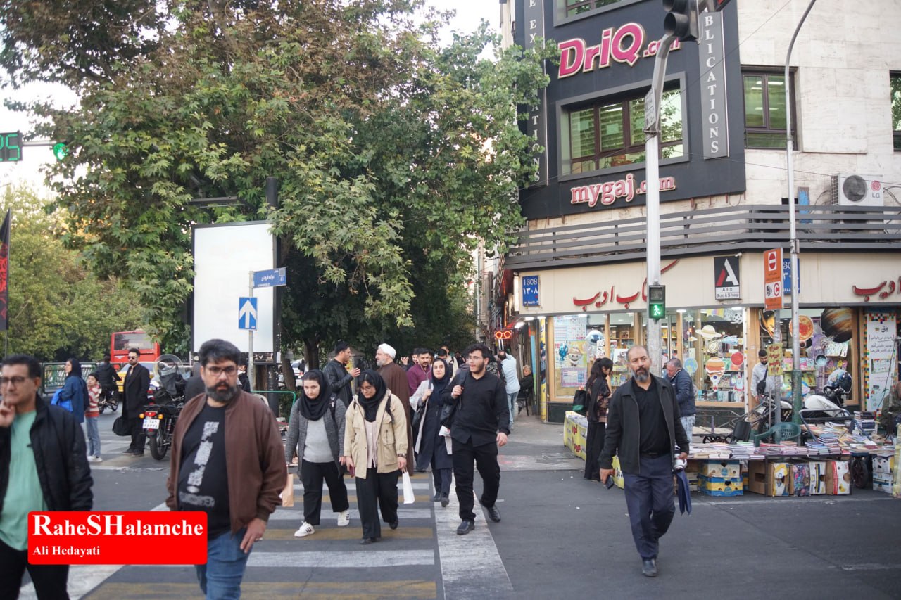 کتاب‌گردی حمید رسایی در خیابان انقلاب - عکس 69